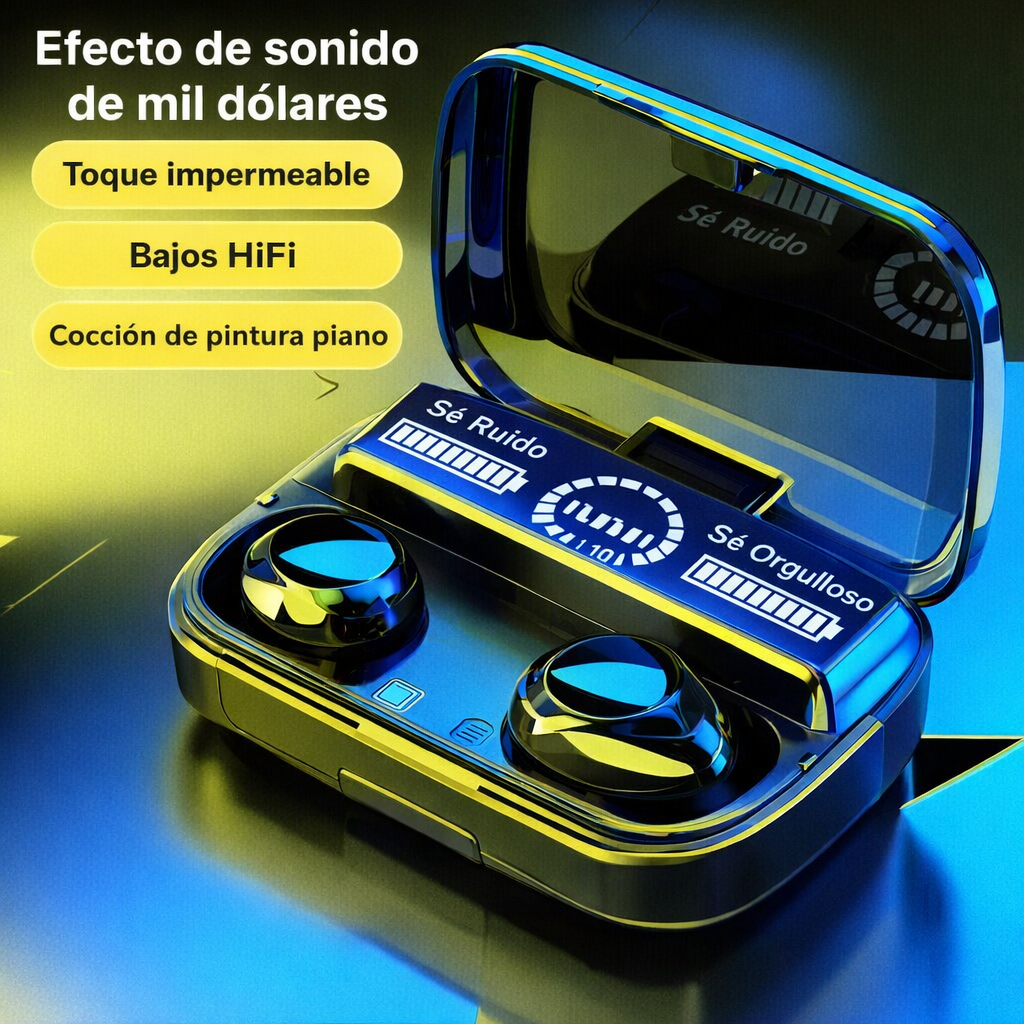 Auriculares Deportivos Bluetooth 5.1 Inalámbricos y Resistentes al Agua